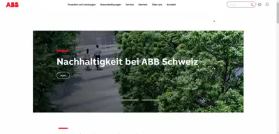 Screenshot of ABB Schweiz AG