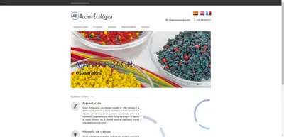 Screenshot of Accion Ecologica S.L.