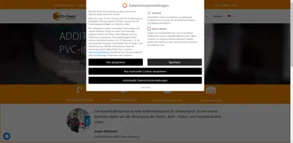 Screenshot of ADD-Chem Germany GmbH