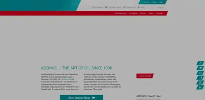 Screenshot of ADDINOL Lube Oil GmbH