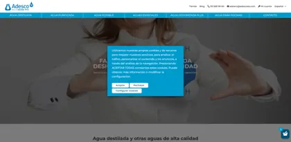 Screenshot of ADESCO S.A.