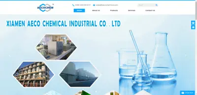 Screenshot of XIAMEN AECO CHEMICAL INDUSTRIAL CO.,LTD.