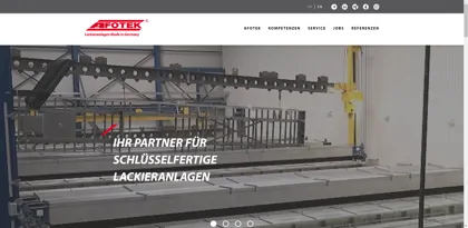 Screenshot of AFOTEK GmbH