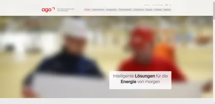 Screenshot of AGO AG Energie + Anlagen