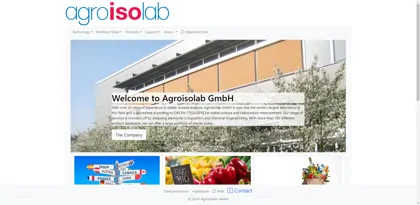 Screenshot of Agroisolab GmbH