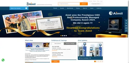 Screenshot of AIMIL LTD