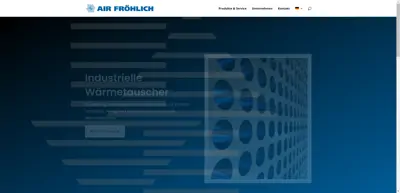 Screenshot of Air Fröhlich Engineering AG