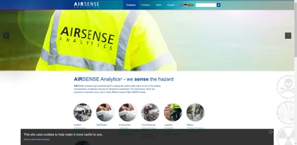 Screenshot of AIRSENSE Analytics GmbH