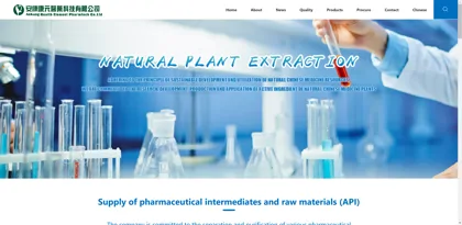 Screenshot of Ankang Kangyuan Pharmaceutical Technology Co., Ltd.