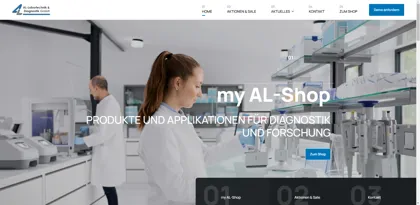 Screenshot of AL-Labortechnik