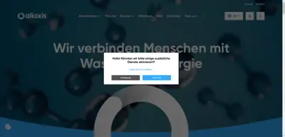 Screenshot of Aliaxis Deutschland GmbH