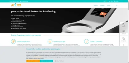Screenshot of All4test - ib-walther