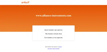 Screenshot of Alliance Instruments