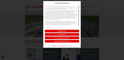 Screenshot of AllTec Automatisierungs- und Kommunikationstechnik GmbH