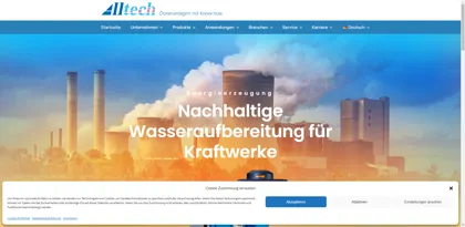 Screenshot of Alltech Dosieranlagen GmbH