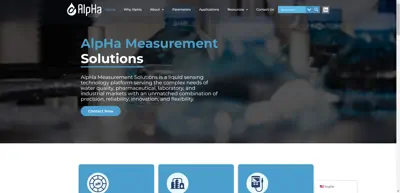 Screenshot of AlpHa Measurement Solutions