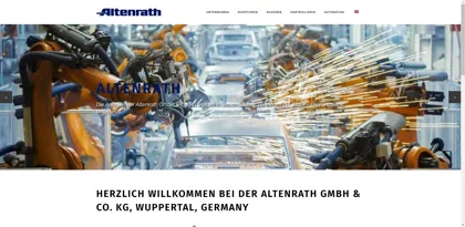 Screenshot of Altenrath GmbH & Co.KG