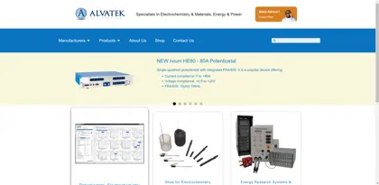 Screenshot of Alvatek Ltd.