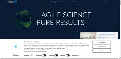 Screenshot of AlzChem Trostberg GmbH