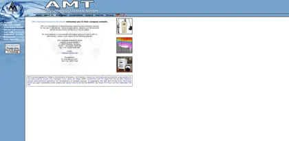 Screenshot of AMT Analysenmesstechnik GmbH