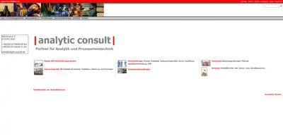 Screenshot of analytic consult