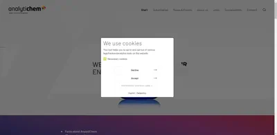 Screenshot of AnalytiChem Holding GmbH