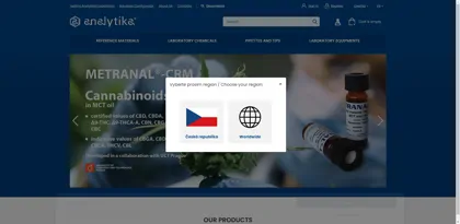 Screenshot of ANALYTIKA, Ltd.