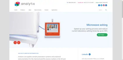 Screenshot of Analytix Limited