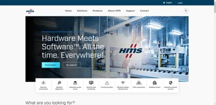 Screenshot of HMS Industrial Networks GmbH