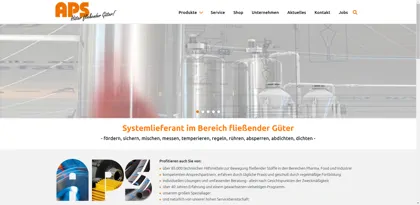 Screenshot of APS Industrie-Technik