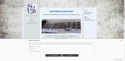 Screenshot of Aquaterra GmbH