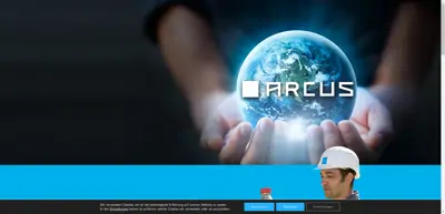 Screenshot of ARCUS Greencycling Technologies GmbH