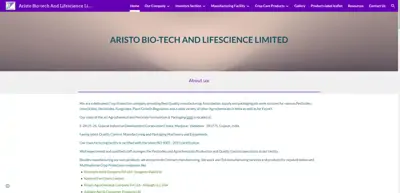 Aristo Biotech And Life Science Pvt. Ltd.