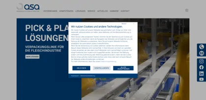 Screenshot of ASA Systems GmbH