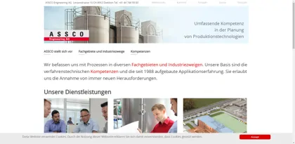 Screenshot of ASSCO-Engineering AG