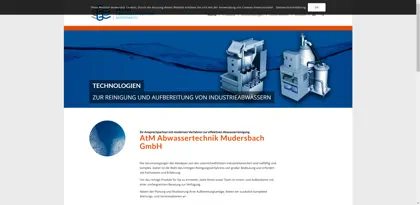 Screenshot of AtM Abwassertechnik Mudersbach GmbH