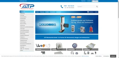 Screenshot of ATP Messtechnik GmbH