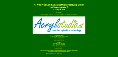 Screenshot of M. Augmüller Kunststoffverarbeitung GmbH