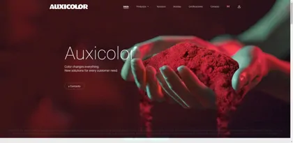 Screenshot of Auxicolor S.A