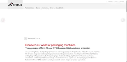 Screenshot of AVENTUS GmbH & Co. KG