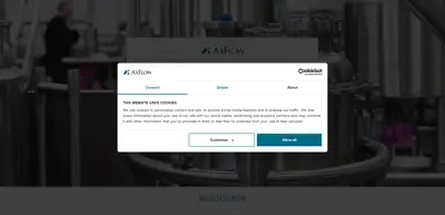 Screenshot of AxFlow GmbH