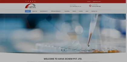 Screenshot of Axiva Sichem Biotech