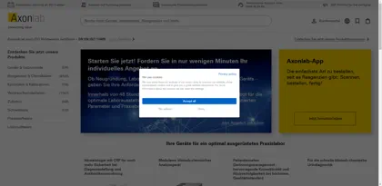 Screenshot of Axon Lab AG
