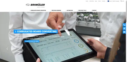 Screenshot of WILHELM BAHMÜLLER Maschinenbau Präzisionswerkzeuge GmbH