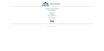 Screenshot of BAK Handelsbetrieb