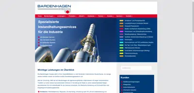 Screenshot of Bardenhagen GmbH