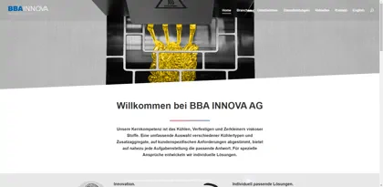 Screenshot of BBA Innova AG