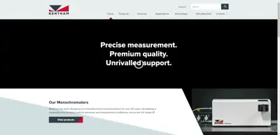 Screenshot of Bentham Instruments Ltd.