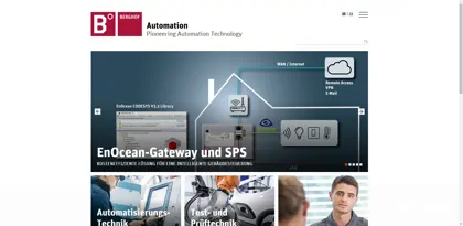 Screenshot of BERGHOF Automationstechnik GmbH