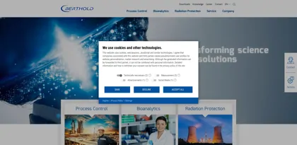 Screenshot of Berthold Technologies GmbH & Co KG